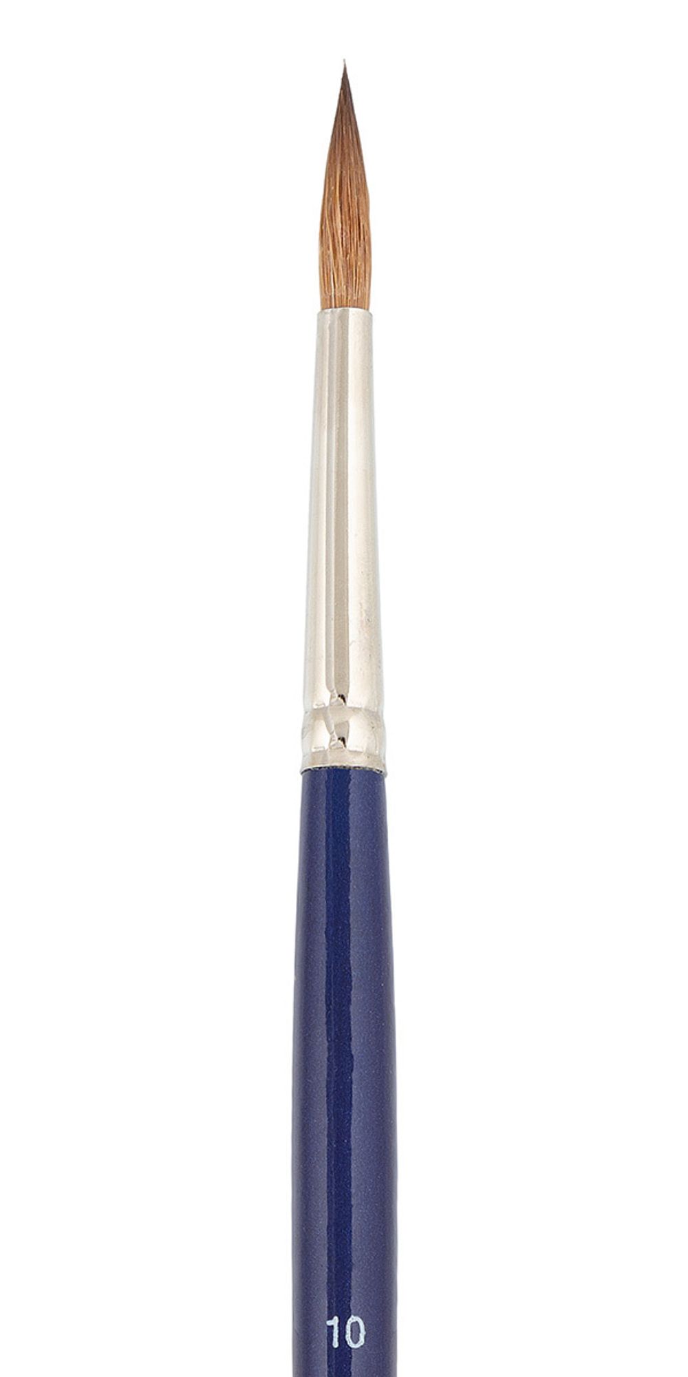 Кисть колонок круглая №10, 5 шт, длинная ручка, Vista-Artista 20111-10