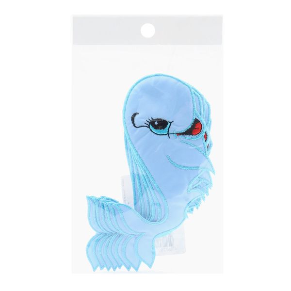 Термоаппликация Кит, 117х96мм 10 шт (голубой), 130061