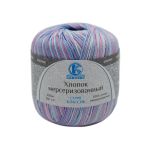 Пряжа Камтекс Мерсеризованный хлопок секционного крашения / уп.10 мот. по 50 г, 200 м, 238 разн.2 /TOS/