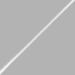 Шнур отделочный сороконожка ⌀5.0 мм / 30 метров, белый, С873