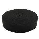 Стропа (ременная лента) 50 мм / 30 метров, толщ. 1.0 мм, [28 г/пог.м], 100% п/п, 20 черный