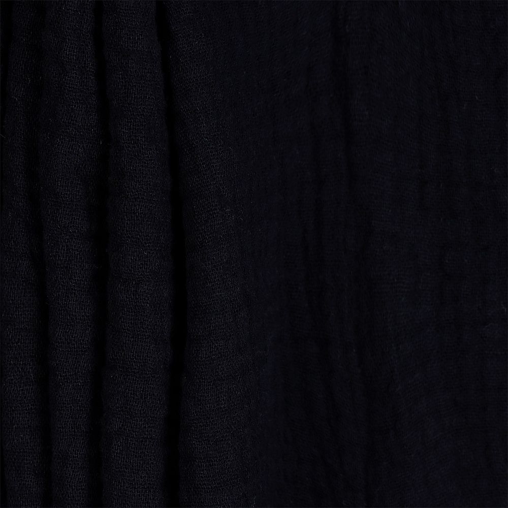 Муслин 125 г/м², 130 см / 2 метра, TBY.Mus.24723.28.2, цв.28 черный