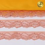 Кружево эластичное (стрейч) 30 мм, L839, цв.154 розовый персик уп.50м, Kruzhevo
