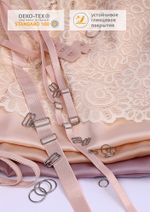 Крючки для бюстгальтера металл 8.0 мм, 908 цв.никель, уп.100 шт