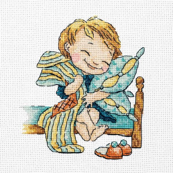 Набор для вышивания нитками Созвездие, Андрюшкина подушка 10х12 см