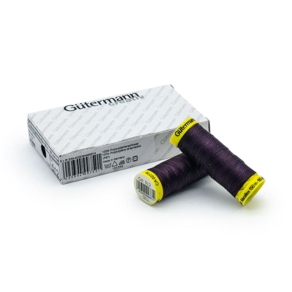 Нитки для трикотажа Gutermann Maraflex, 150м, 512 баклажан, 5 катушек