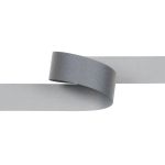 Лента светоотражающая (катафотная) [cpl:360], 15 мм / 50 метров, 100% п/э, серый, Gamma JF9002