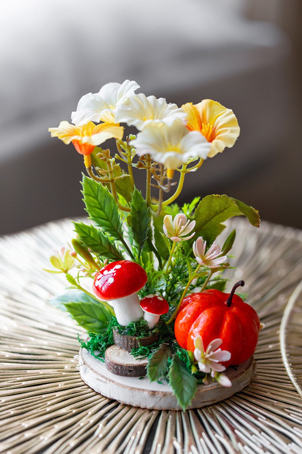 Декоративные элементы 6х6 шт, 01 мухомор, Blumentag RDF-01