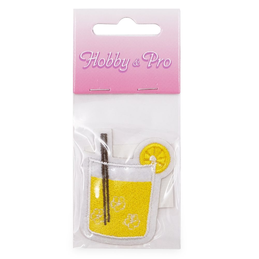 Термоаппликация Коктейль в стакане, 4.4х5.2см, Hobby&Pro