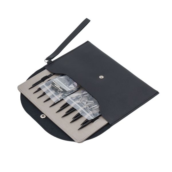 Набор съемных спиц для вязания 5см+8см, 9 размеров (3мм-6мм), алюминий