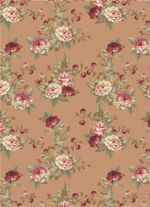 Ткань для пэчворка Peppy Викторианские розы, отрез 50х55 см, 146 г/м², ВР-05 бежевый, Peppy