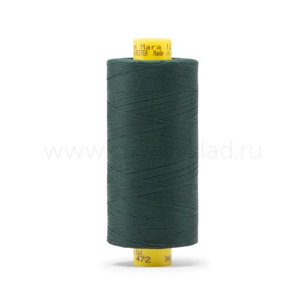 Нитка универсальная Gutermann Mara 120/2, 1000 м, 700207, 472 т.бутылочный, 1 катушка
