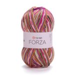 Пряжа YarnArt (ЯрнАрт) Forza / уп.5 мот. по 100 г, 420 м, 2513 секционный