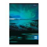 Тетрадь ученическая общая, глянцевая ламинация, A4 80 л. на скобе 65 г/м², белизна 100%, 6 шт, клетка, 000461 Ночные просторы, Светоч 80ТСК4_3_2_1