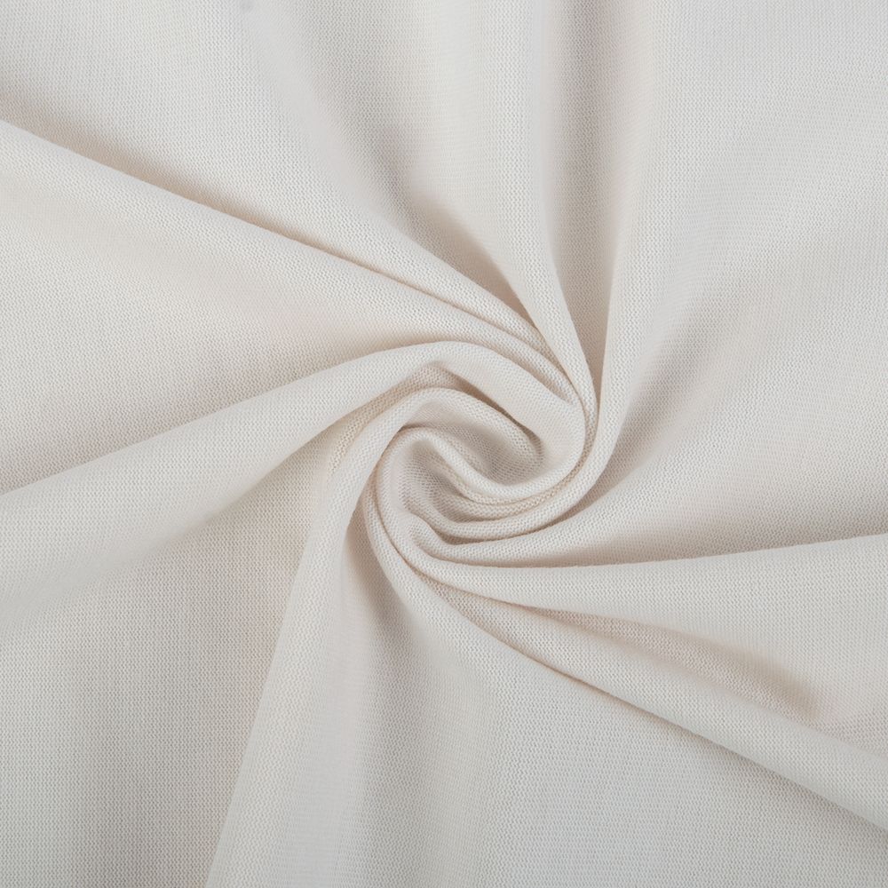 Трикотаж кукольный отрез 500х165 см, 225 г/м², 1 слоновая кость, Peppy DTF-01