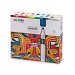 Набор маркеров 2 мм, 18 цв. пулевидный, Carioca Plus 45219