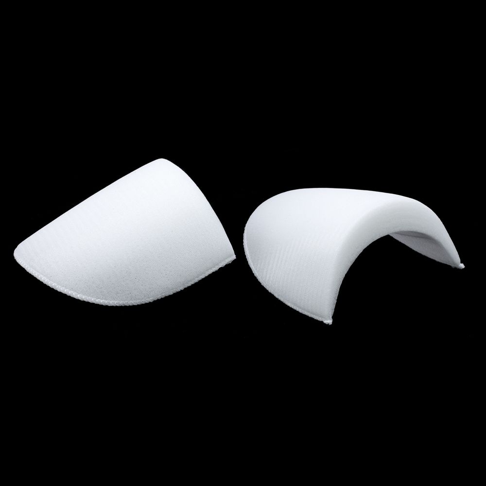 Плечевые накладки (подплечники) втачные твердые 140х210х25 мм, белый, 50 пар