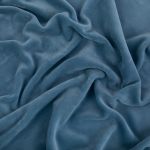 Велюр 240 г/м², 150х185±5 см, джинс/jeans, Gamma VELRN