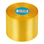 Лента атласная 1-сторонняя 75.0 мм / 33±2 метра, 020 желтый, Gamma