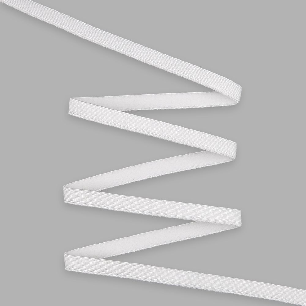 Резинка бельевая (бретелечная) матовая 8.0 мм / 50 метров, молочный, (МL195.008)