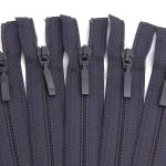 Молния спираль (витая) Arta Т5 (5 мм) 1 зам., разъем., 70 см, цв. 301 графит, уп.5 шт