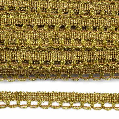 Тесьма 10 мм, 16м (золото)