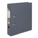 Регистратор PVC, 2-х стороннее покрытие, мет.уг. 75 мм, 50 шт, Premier A4 арочный механ. (разб.), серый ЕС100162015, Expert Complete