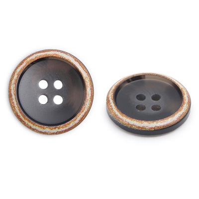 Пуговицы 4 прокола 34L (21мм), (Black (черный)), 24 шт, 615013-2