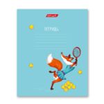 Тетрадь ученическая школьная A5+ 18 л. на скобе, 20 шт, клетка, 000367 Спортландия, Светоч 18ТСКд5_1_3_1