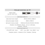 Иглы для швейных машин для трикотажа 130/705 H, №75-100, 10 игл, Gamma NT-10 №75-100