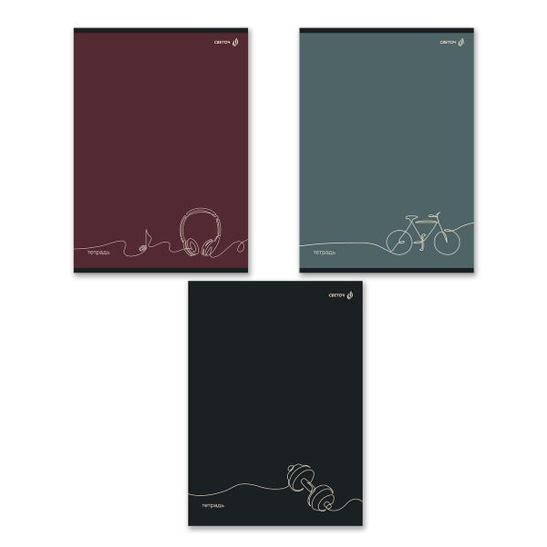 Тетрадь ученическая общая, A4 80 л. на скобе 65 г/м², белизна 100% 6 шт клетка, 01759 Я рисую для тебя, Светоч Т154