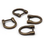 Кольца для ручек сумки, медный, 1,8 см, 4 шт, Prym