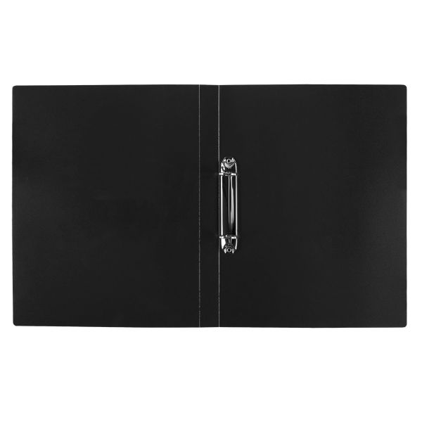 Папка на 2 О-кольцах A4 700 мкм 25 мм, эффект 3D, 4 шт, ⌀- 20 мм, черный EC211300001, Expert Complete EC211300001