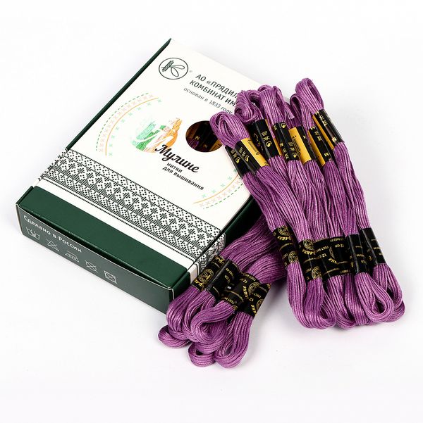 Мулине ПНК им.Кирова цв.2002, 24 мотка по 8 метров