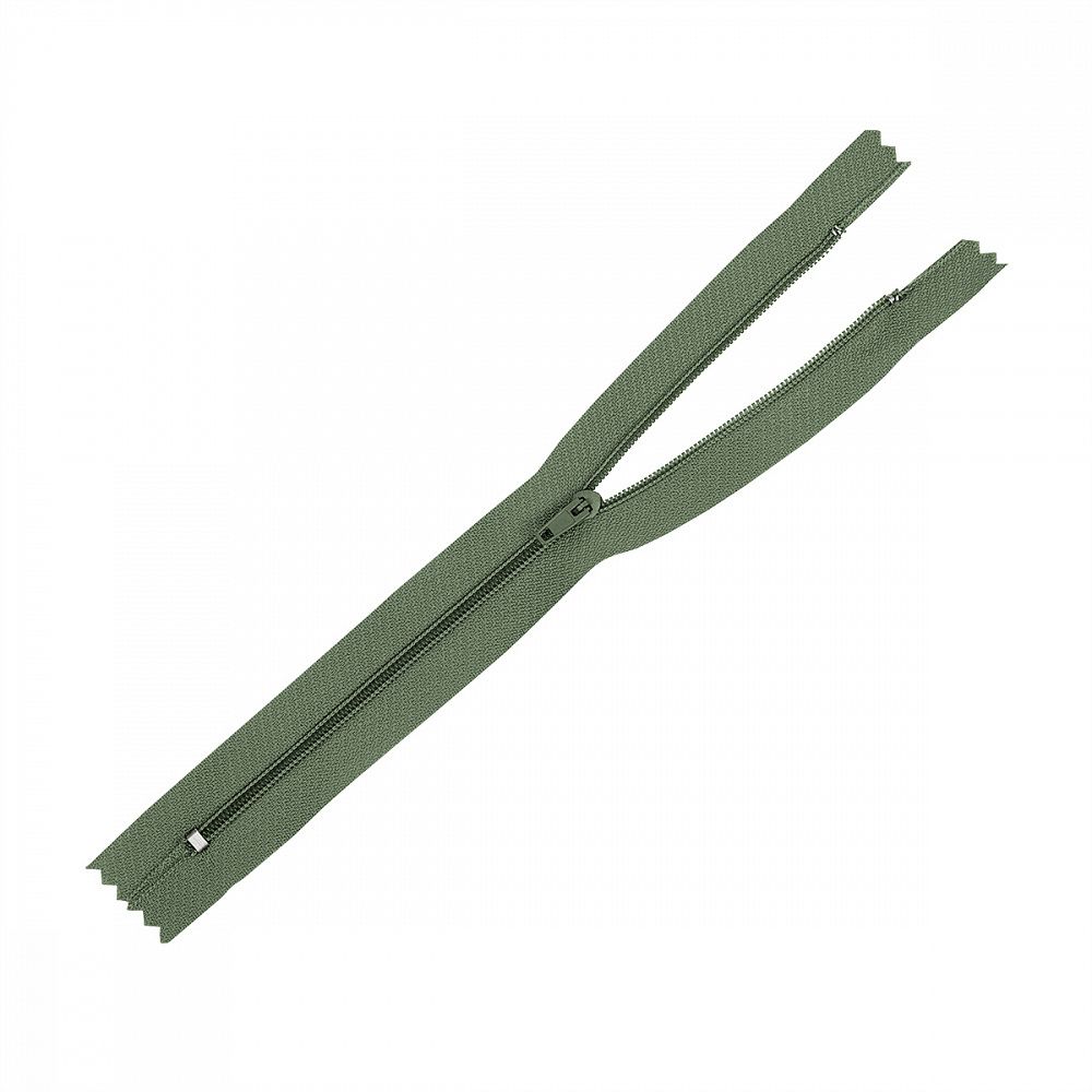 Молния спираль (витая) юбочная Т3 (3 мм) 1 зам., н/раз., 18 см, цв.F324 (312) оливковый уп.50 шт, Mzip Молния спираль (витая) юбочная Т3 (3 мм) 1 зам., н/раз., 18 см, цв.F324 (312) оливковый уп.50 шт, Mzip