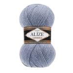 Пряжа Alize (Ализе) Lana Gold / уп.5 мот. по 100 г, 240м, 221 светло-джинсовый A