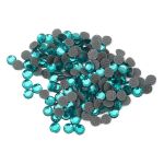Стразы термоклеевые, 2,8 мм, ss10, 150 шт/упак (126 бирюзовый)