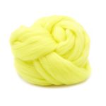 Шерсть для валяния Троицкая тонкая 1х100 г (до 23 мкр), 27 лимон