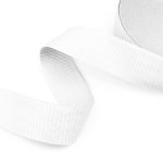 Стропа (ременная лента) 50 мм / 30 метров, толщ. 1.1 мм, [28 г/пог.м], 100% п/п, 1 белый, Gamma 3077