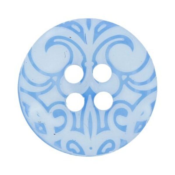 Пуговицы детские 15 мм, 36 шт, №D835 синий, Gamma AY 9970