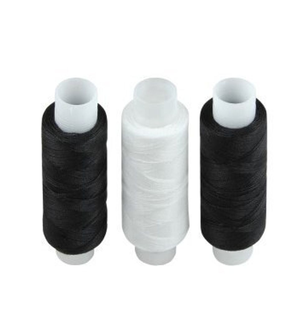 Швейные армированные нитки (набор) ПНК им.Кирова 45ЛЛ, 150 м / 3 кат., Домино, ассорти