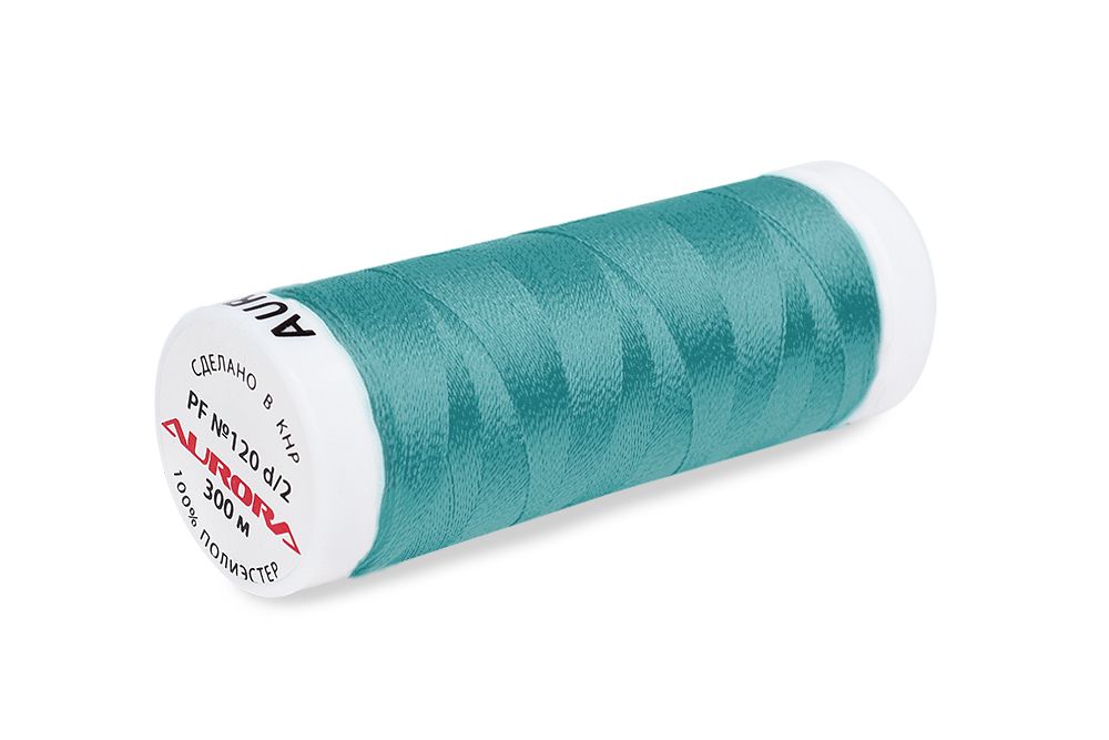 Нитки для креативных работ Aurora №120, 300 м, цв. PF391, 5 катушек