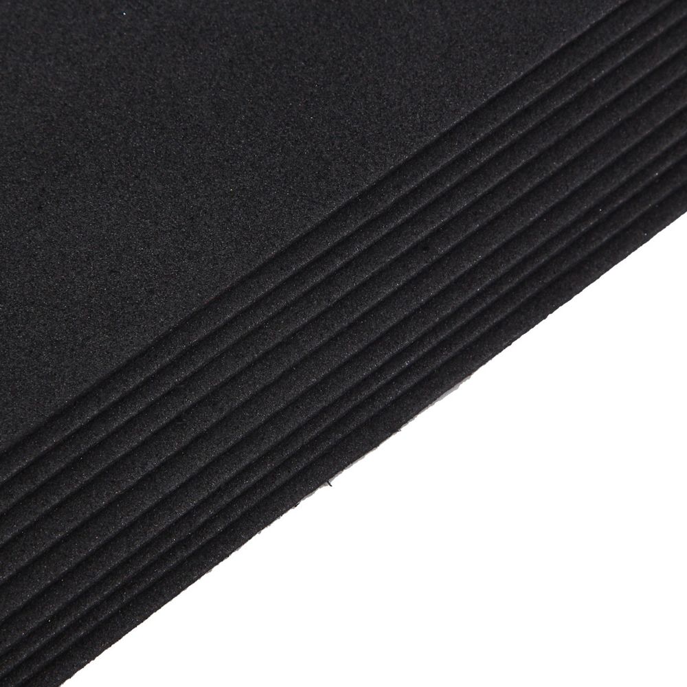 Фоамиран EVA-1010, 10 шт, 20х30 см, 1 мм., Astra&Craft (ZK-038/BK040 черный)