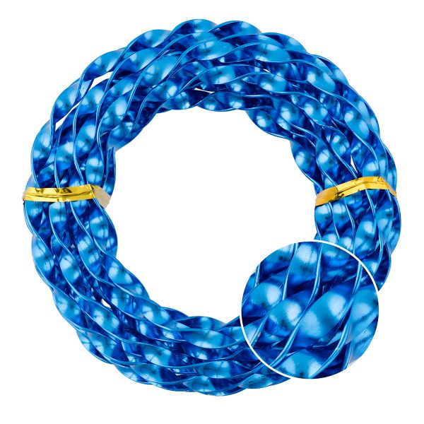 Проволока витая для плетения алюминий ⌀5 мм, 5 м, 09 синий, WW-art AWT-5