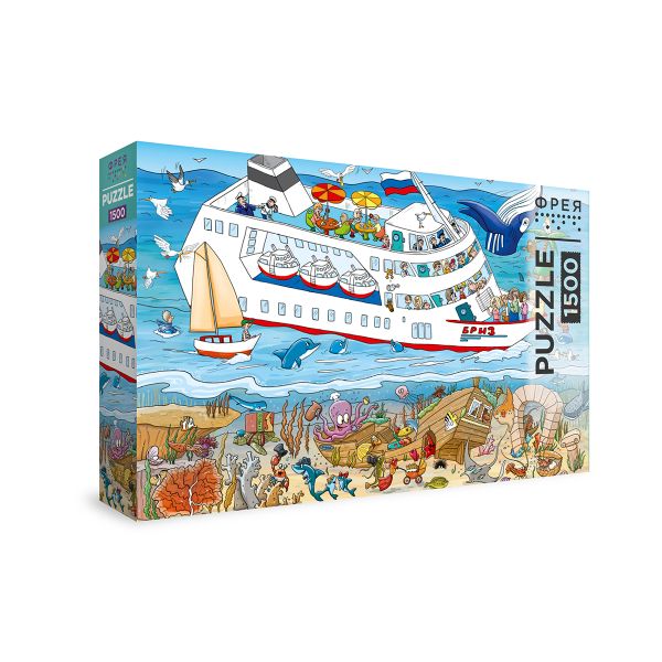 Пазл 1500 элементов, PZL-1500/32 Увлекательный круиз, Фрея