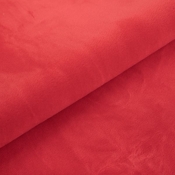 Велюр 240 г/м², 185 см / 5 метров, красный/red, Gamma VELR