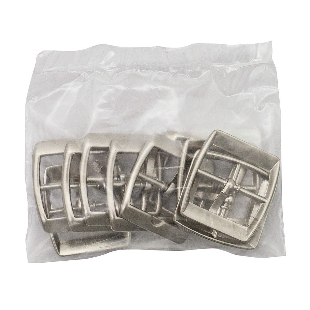 Пряжка ременная металл 24 мм. сер, 10 шт, BIG