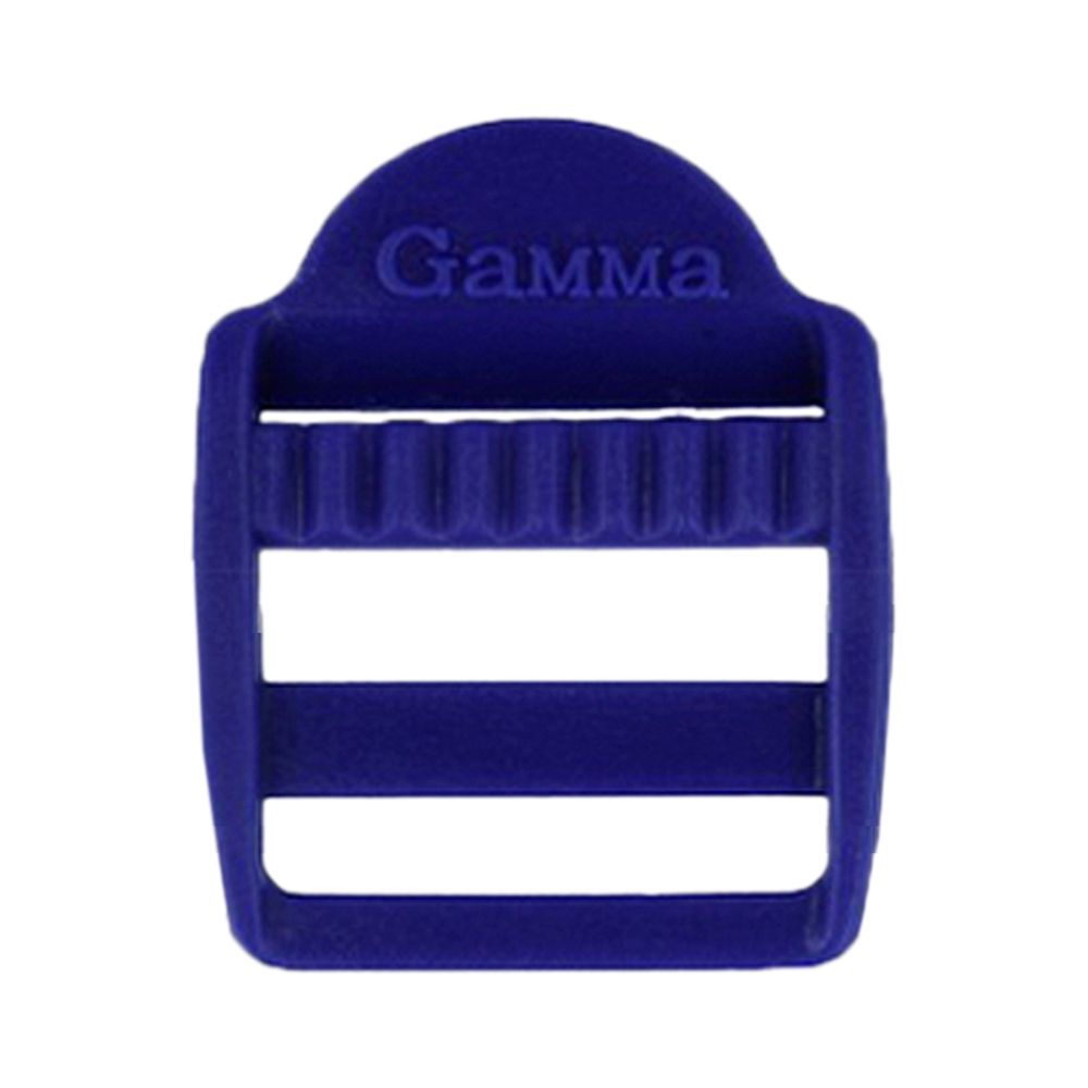 Пряжка регулировочная пластик 32 мм, 100 шт, 220 синий, Gamma SAM001