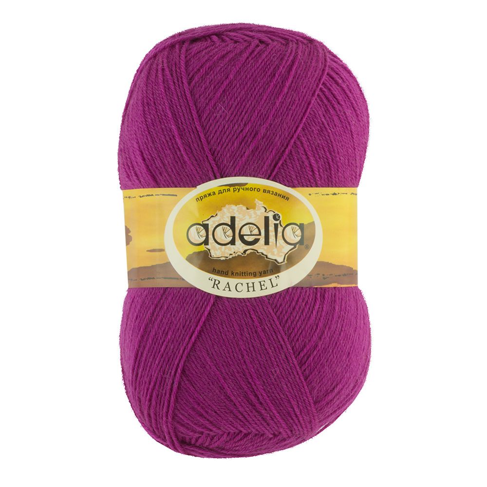 Пряжа Adelia Rachel / уп.5 мот. по 100г, 400м, 26 сиреневый