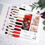 Набор для вышивания нитками Luca-S, Танец Маков, 22х32см